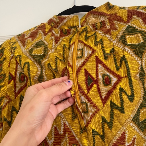 Vintage 60s/70s Tribal Blouse - Picture 3 of 5